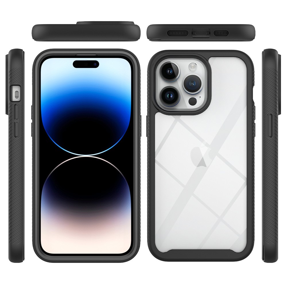  iPhone 15 Pro Skal 360 Hybrid Defense Svart