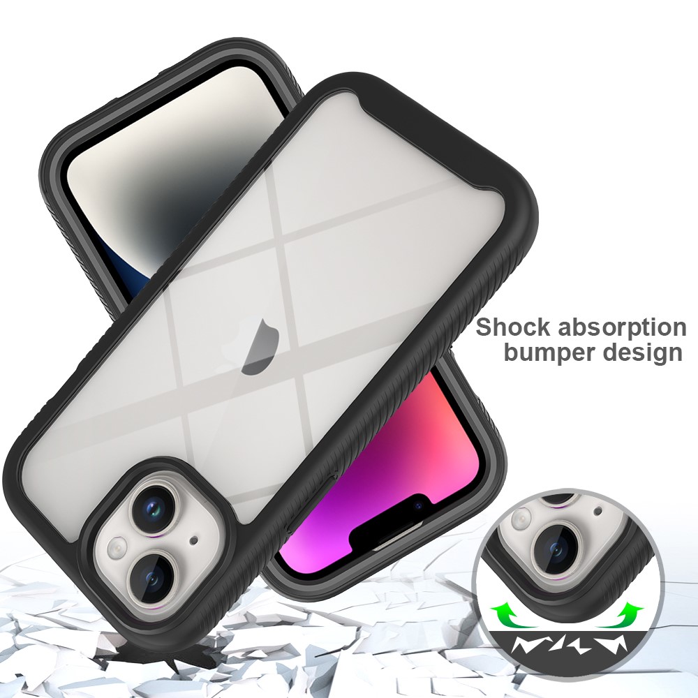  iPhone 15 Skal 360 Hybrid Defense Svart