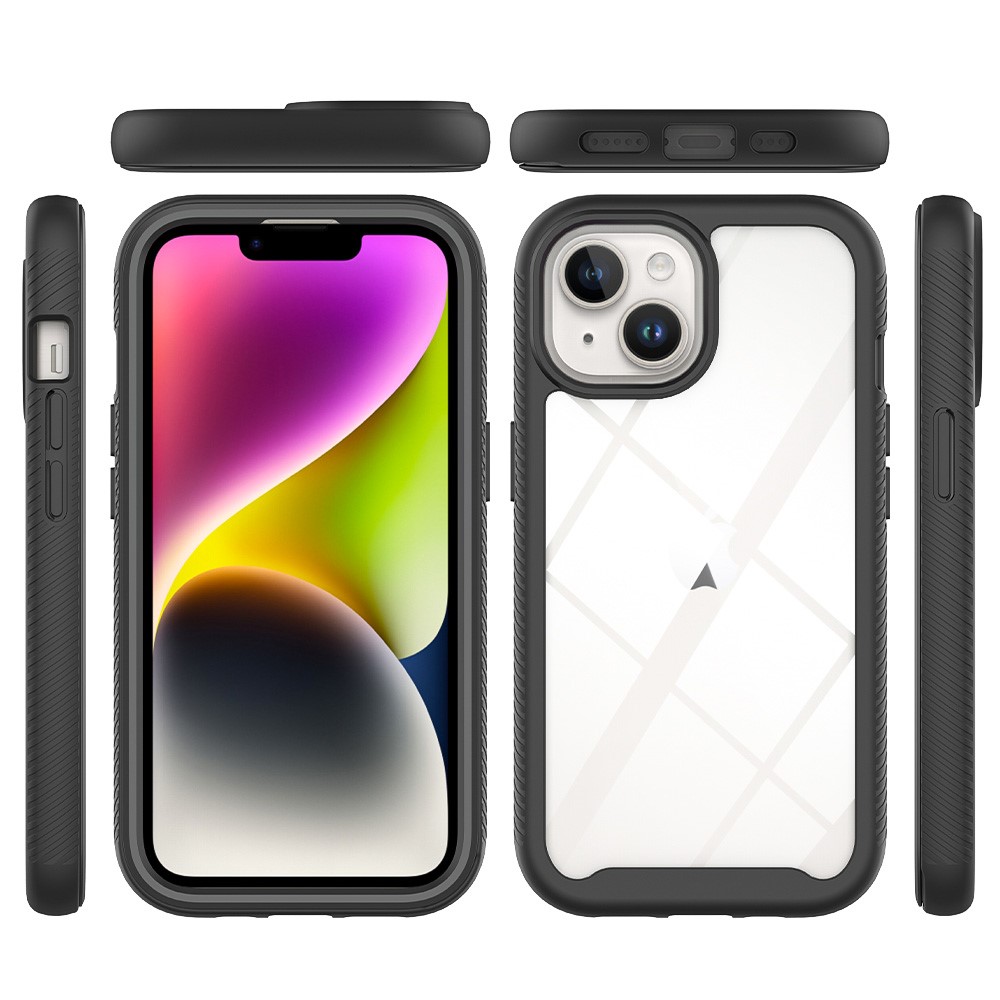 iPhone 15 Skal 360 Hybrid Defense Svart