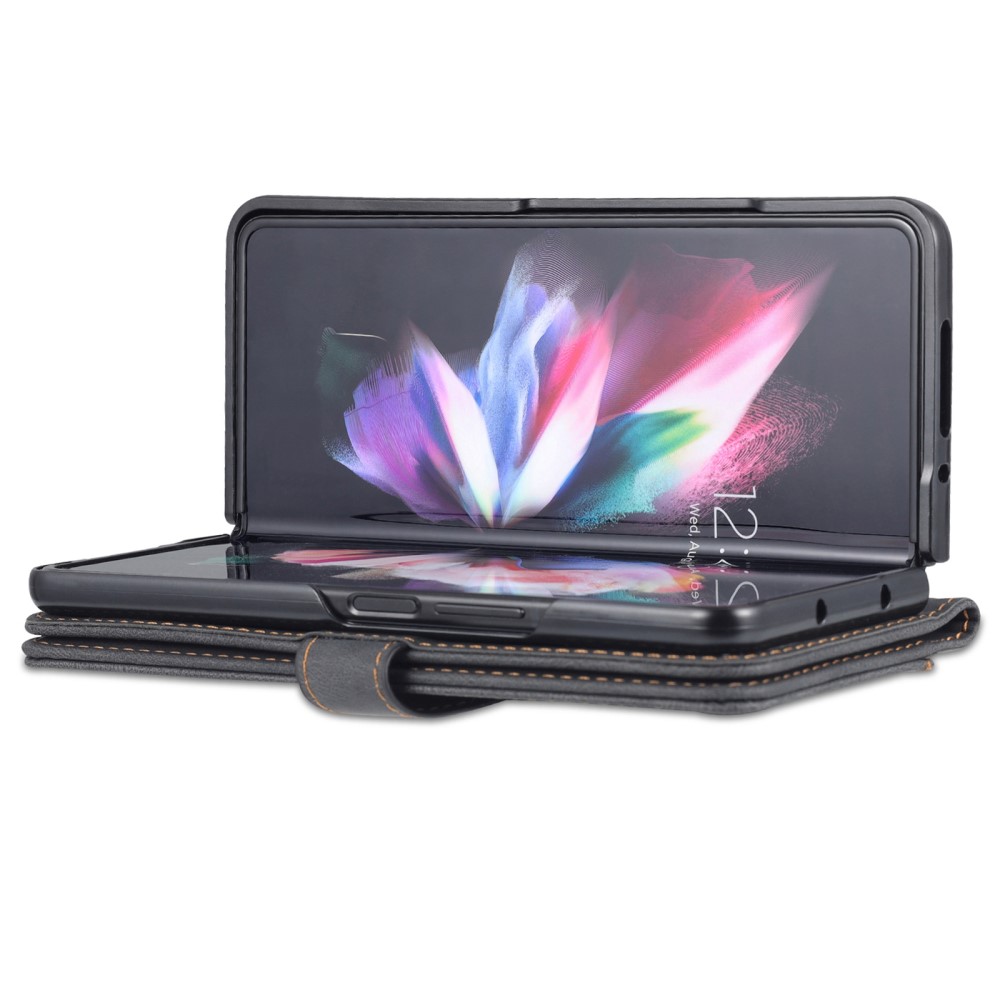 AZNS AZNS Galaxy Z Fold 5 Fodral Läder Svart