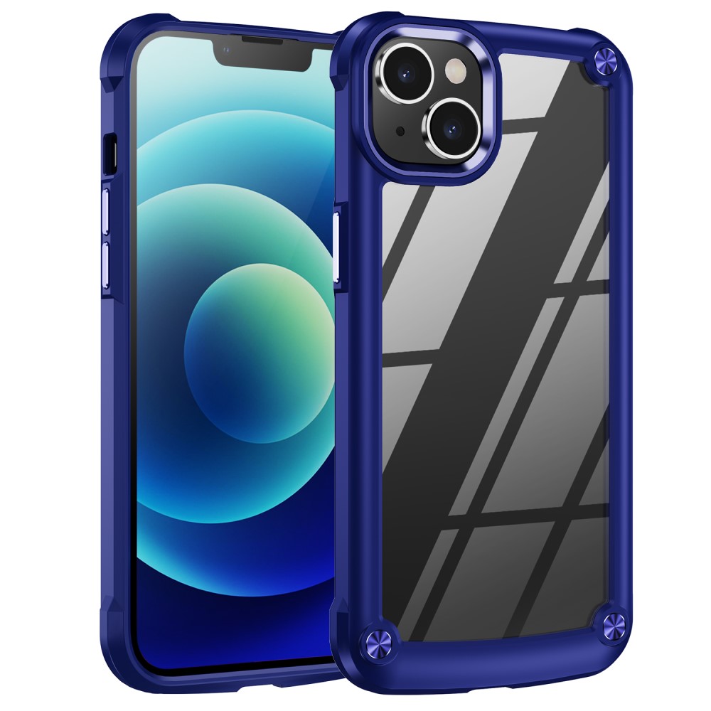 iPhone 15 Plus Skal Shockproof Hybrid Armor Blå