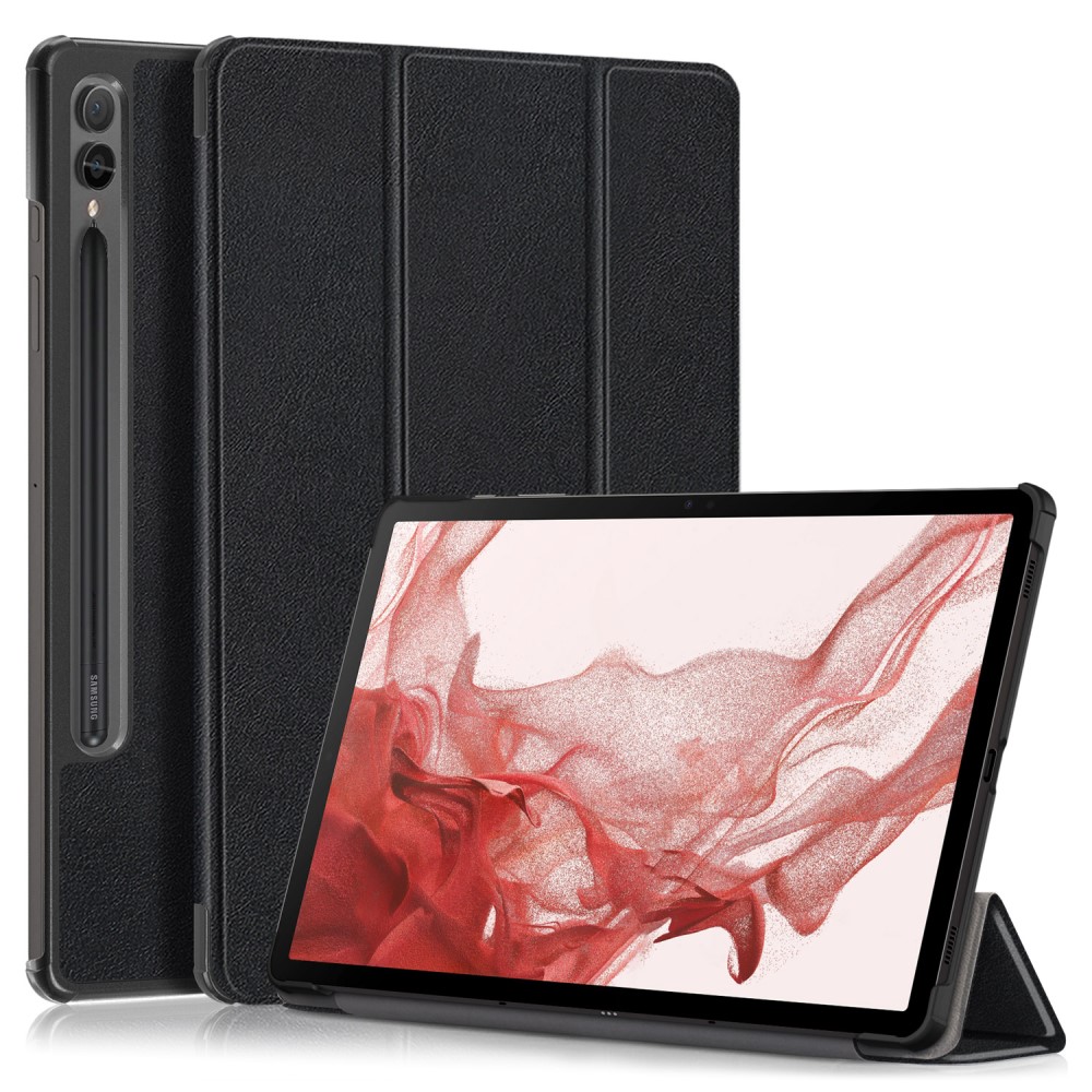  Samsung Galaxy Tab S9 Fodral Tri-Fold Svart