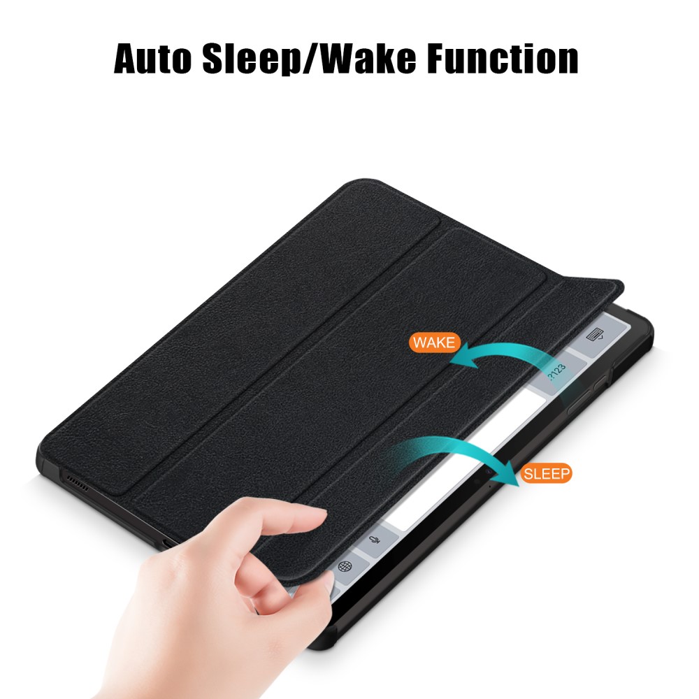  Samsung Galaxy Tab S9 Fodral Tri-Fold Svart