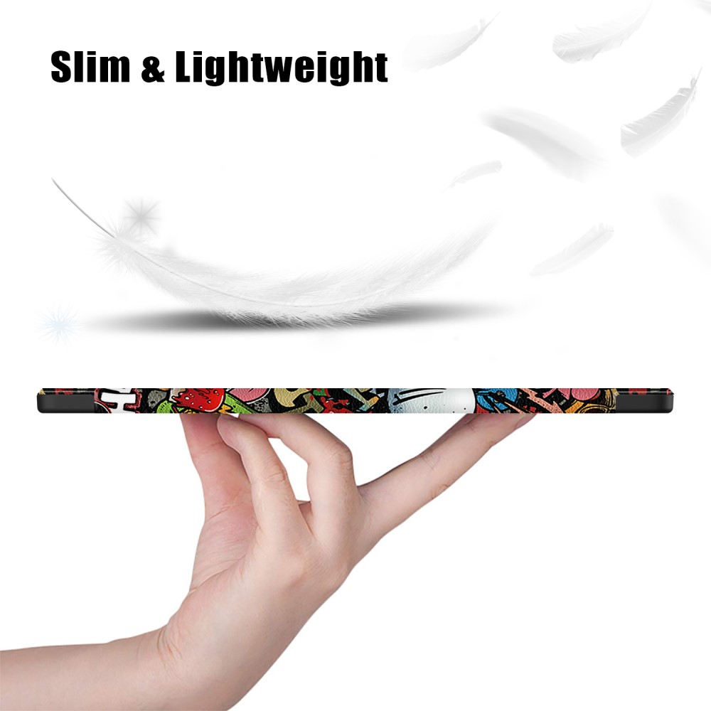 Samsung Galaxy Tab S9 Ultra Fodral Tri-Fold Grafitti