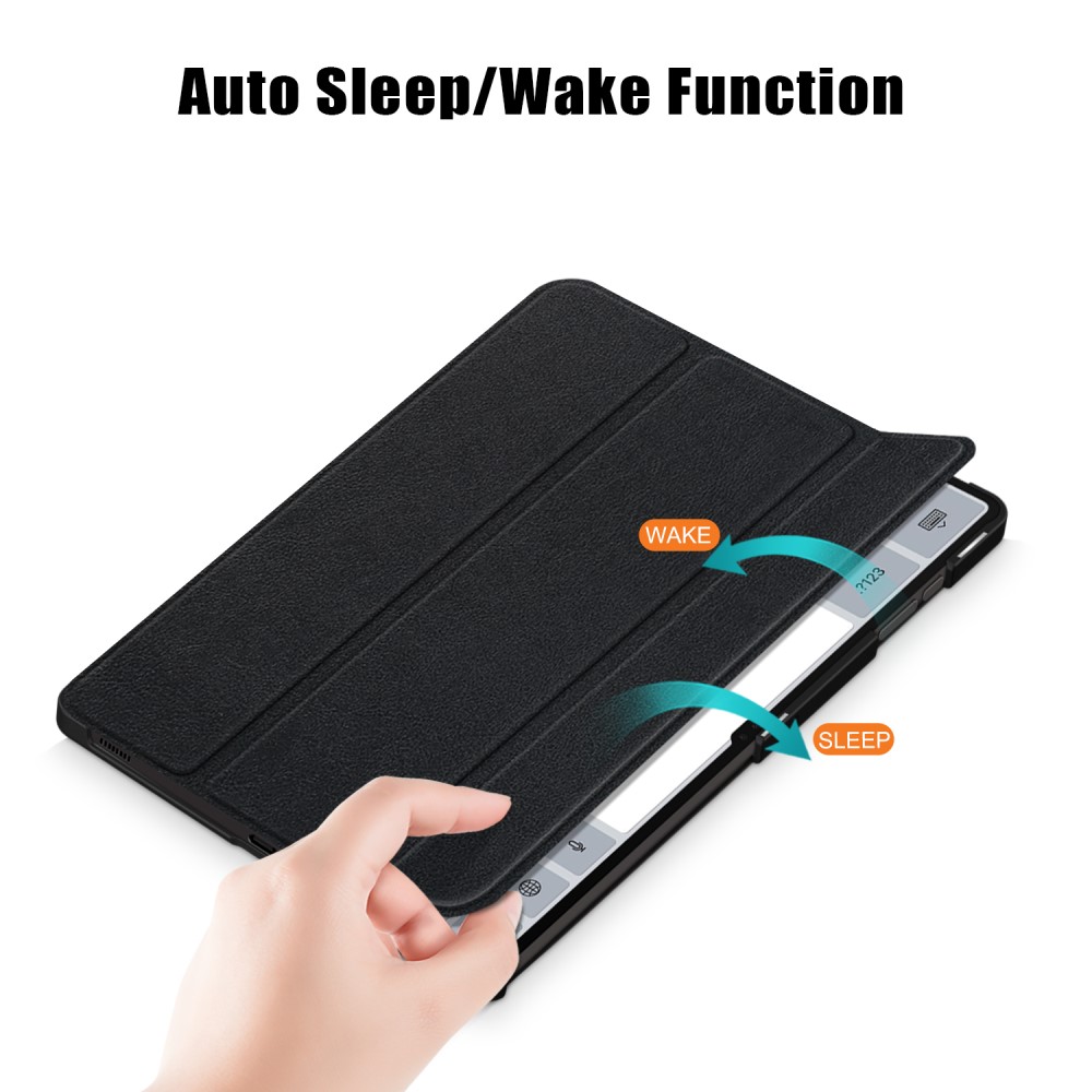  Samsung Galaxy Tab S9 Ultra Fodral Tri-Fold Svart