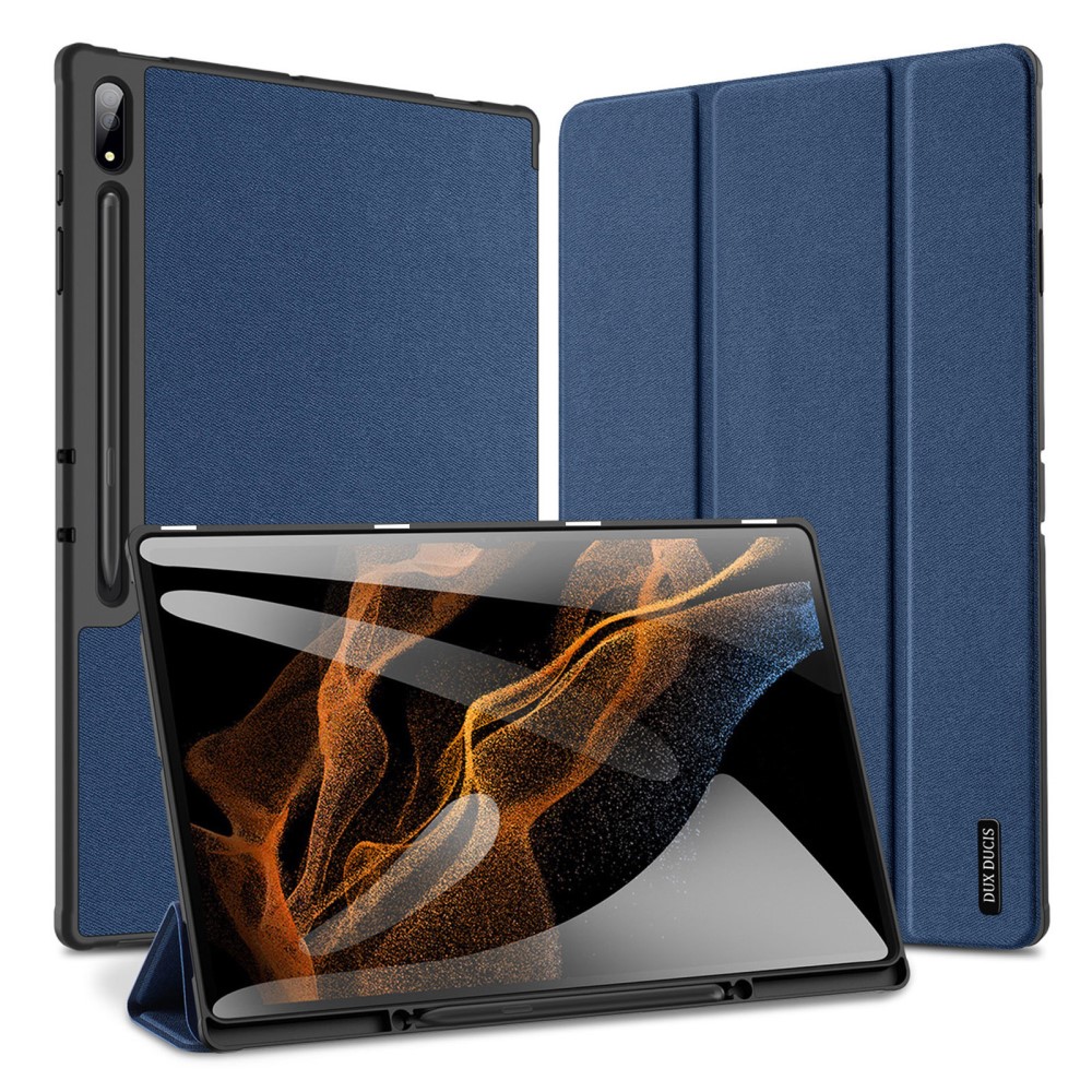 DUX DUCIS DUX DUCIS Galaxy Tab S9 Ultra DOMO Fodral Tri-Fold Blå