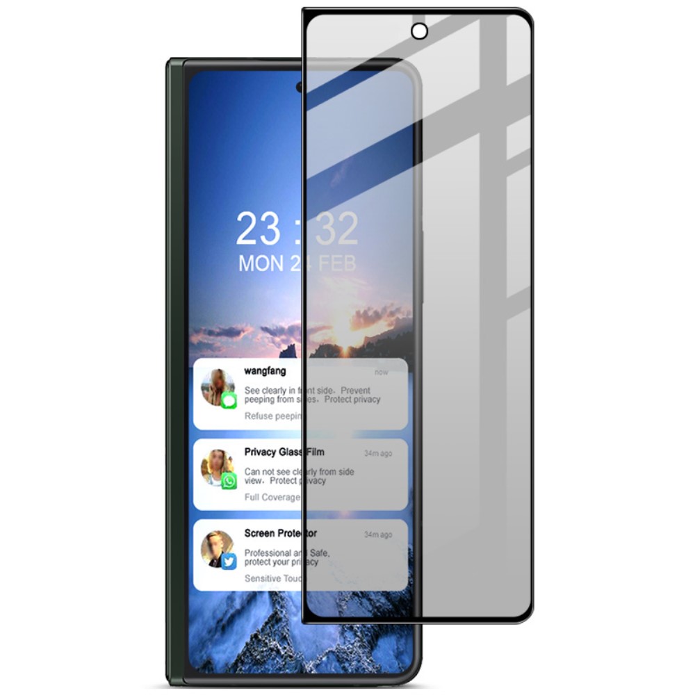 IMAK IMAK Galaxy Z Fold 5 Skärmskydd Härdat Glas Privacy