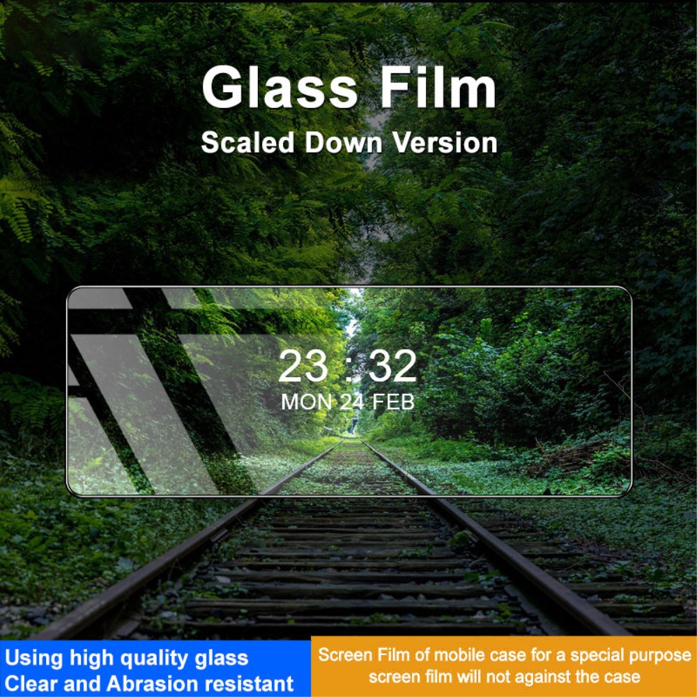 IMAK IMAK Galaxy Z Fold 5 Skärmskydd Härdat Glas Svart