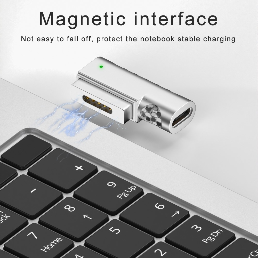  MacBook MagSafe 2 till USB-C Adapter Snabbladdning