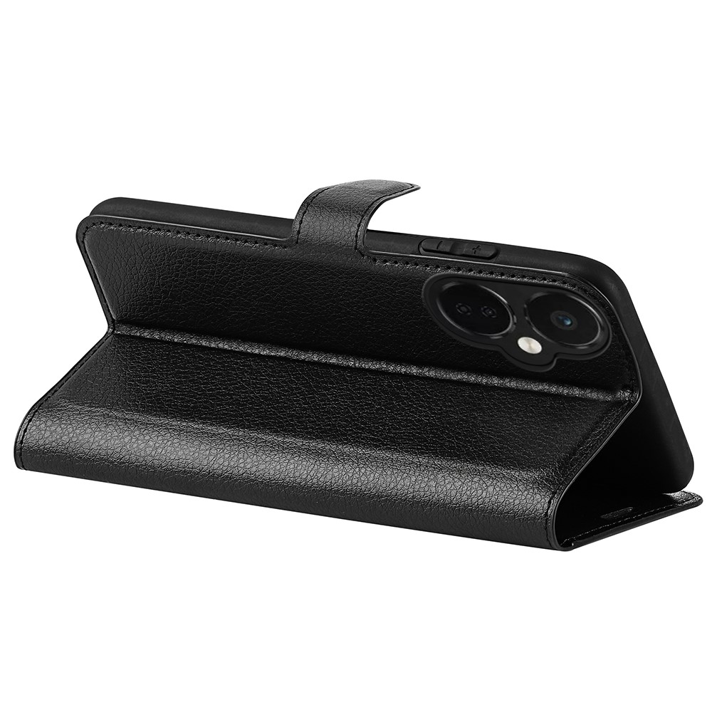  OnePlus Nord CE 3 Lite 5G Fodral Litchi Läder Svart