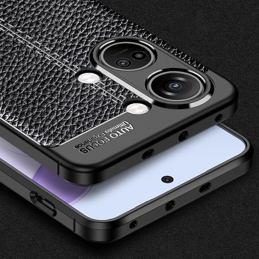  OnePlus Nord 3 5G Skal Litchi Textur Blå