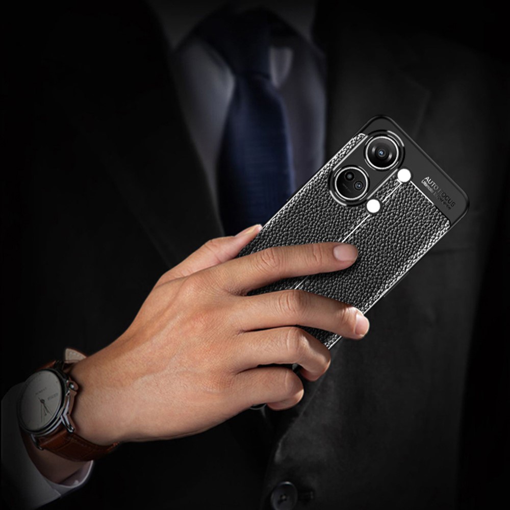  OnePlus Nord 3 5G Skal Litchi Textur Blå