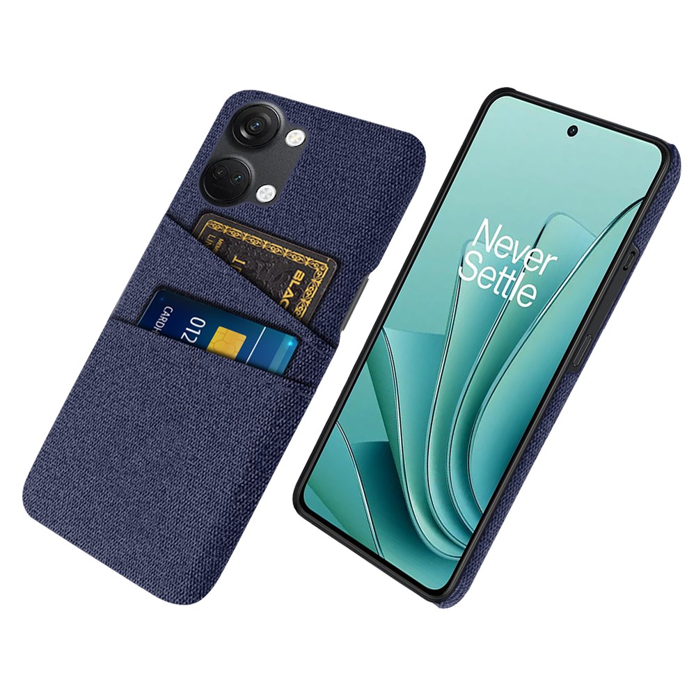  OnePlus Nord 3 5G Skal Tygbelagt 2 Kortfack Blå