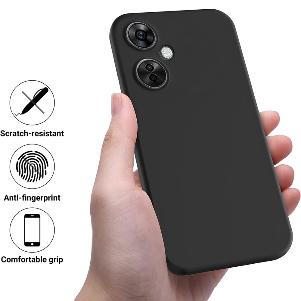  OnePlus Nord CE 3 Lite 5G Skal Liquid Silikon Svart