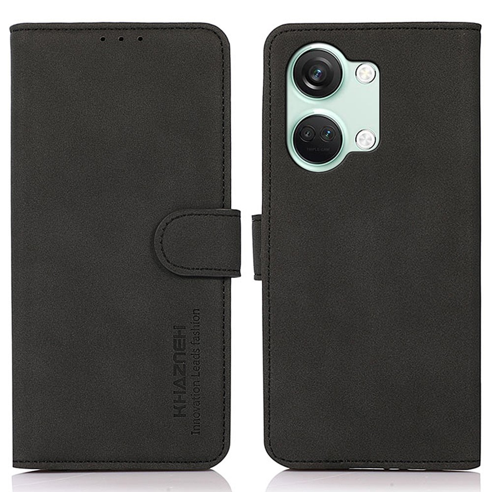 KHAZNEH KHAZNEH OnePlus Nord 3 5G Fodral Retro Läder Svart