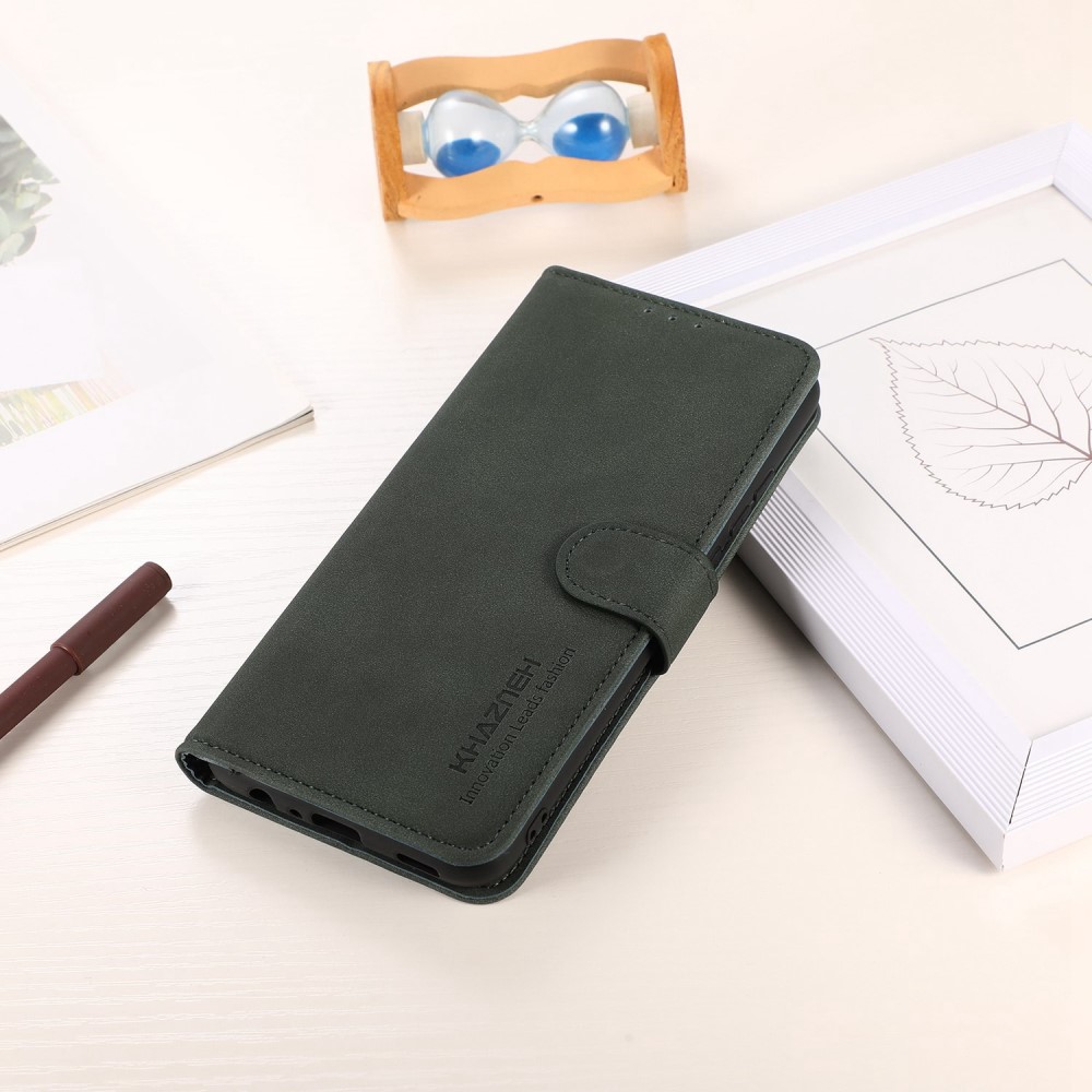 KHAZNEH KHAZNEH OnePlus Nord 3 5G Fodral Retro Läder Grön