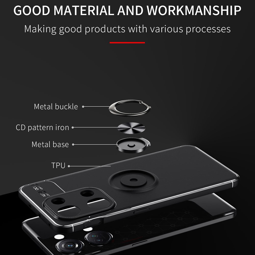  OnePlus Nord 3 5G Skal Ring Röd
