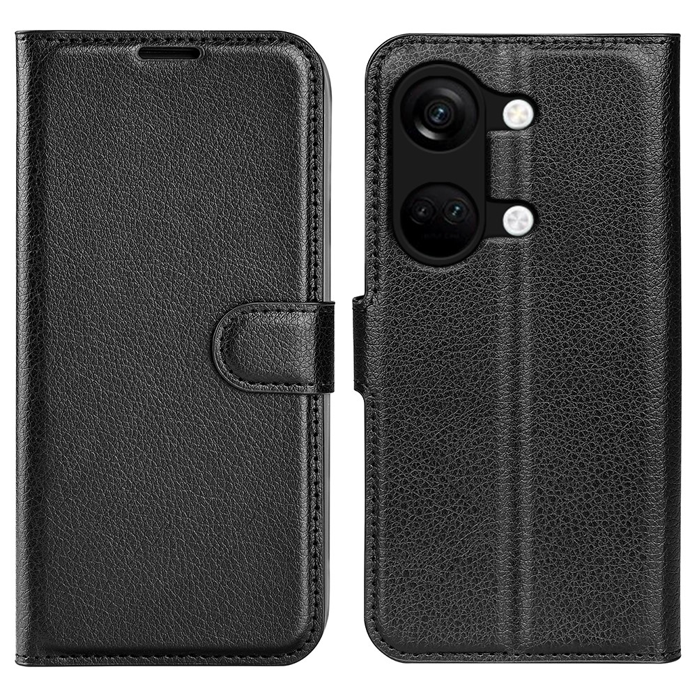 OnePlus Nord 3 5G Fodral Litchi Textur Svart