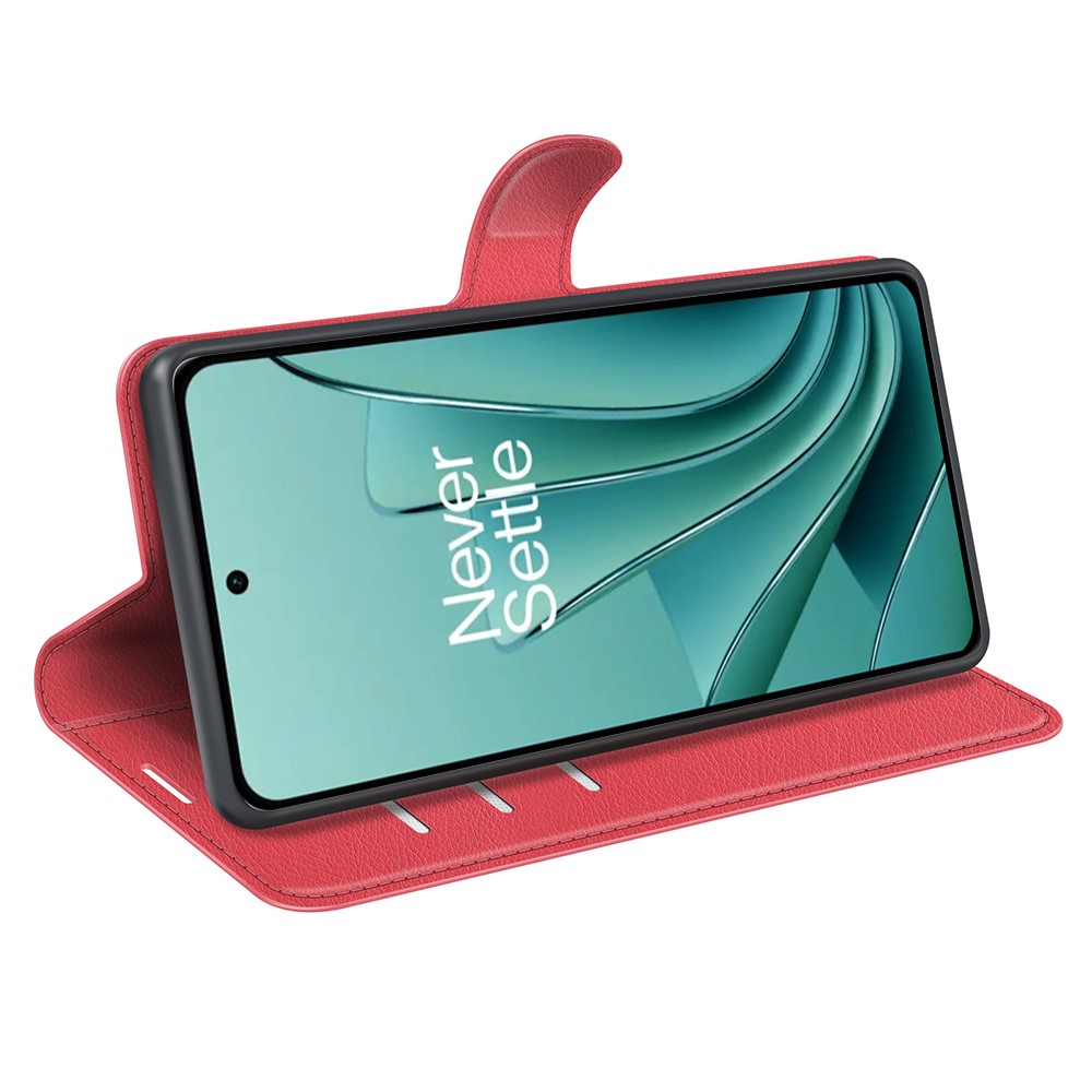  OnePlus Nord 3 5G Fodral Litchi Textur Röd