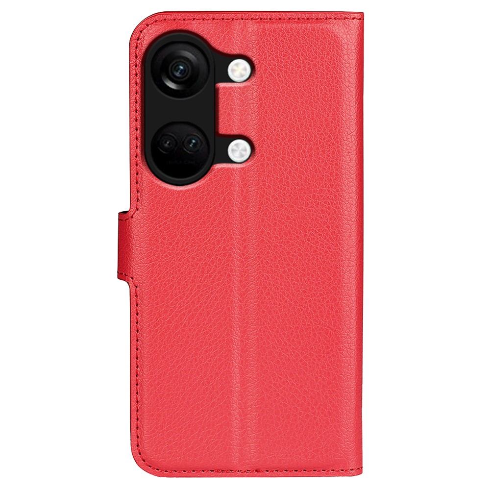  OnePlus Nord 3 5G Fodral Litchi Textur Röd