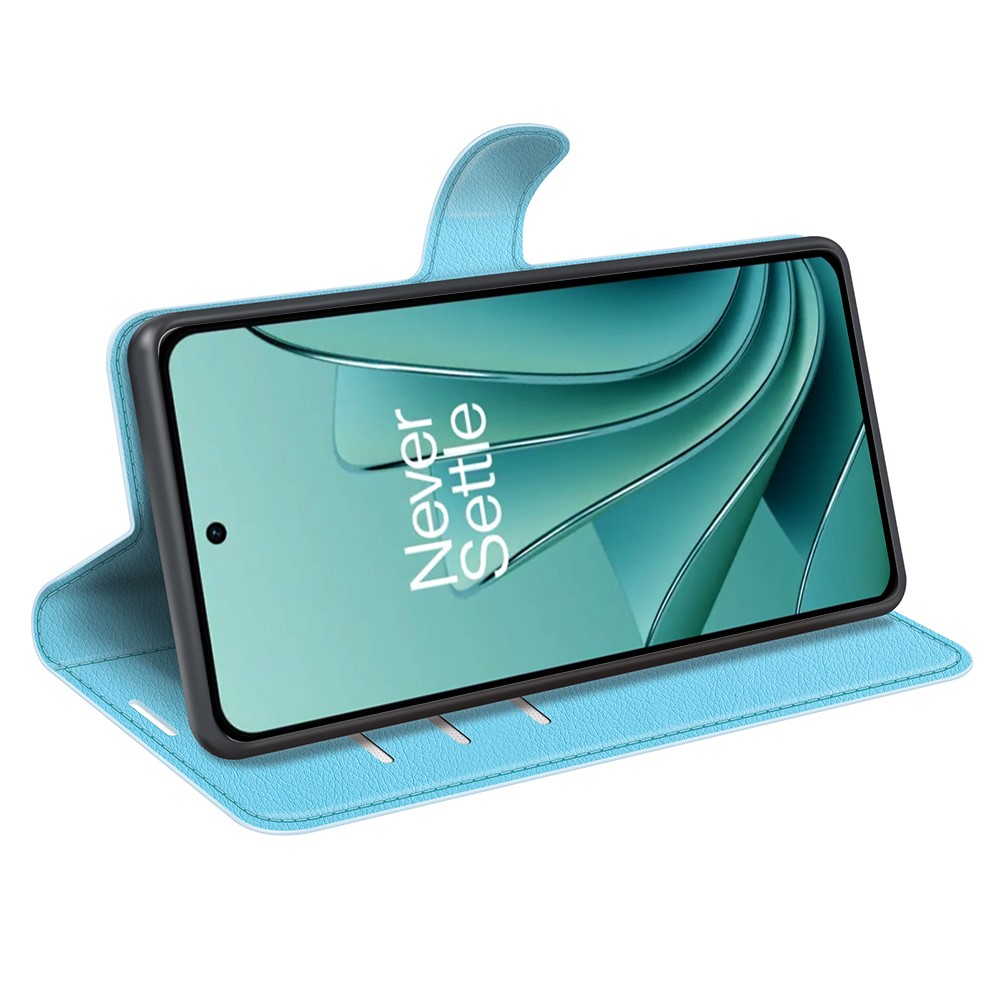  OnePlus Nord 3 5G Fodral Litchi Textur Ljus Blå