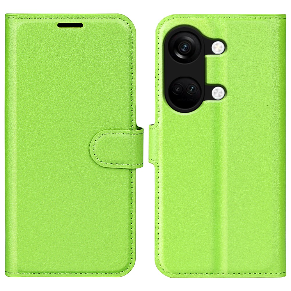  OnePlus Nord 3 5G Fodral Litchi Textur Grön