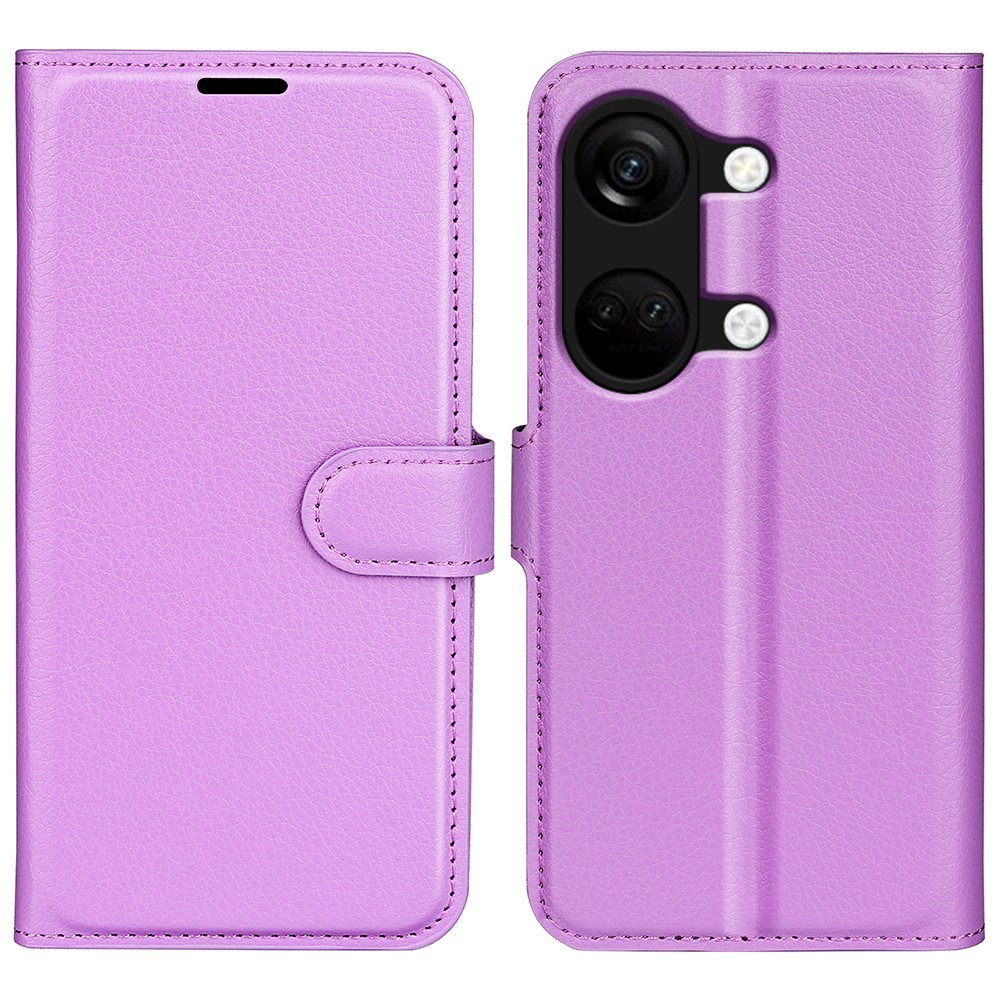  OnePlus Nord 3 5G Fodral Litchi Textur Lila