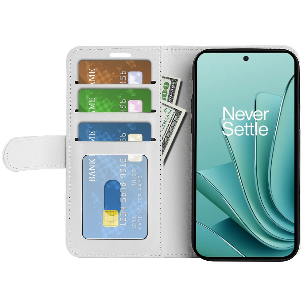  OnePlus Nord 3 5G Fodral Crazy Horse Läder Vit