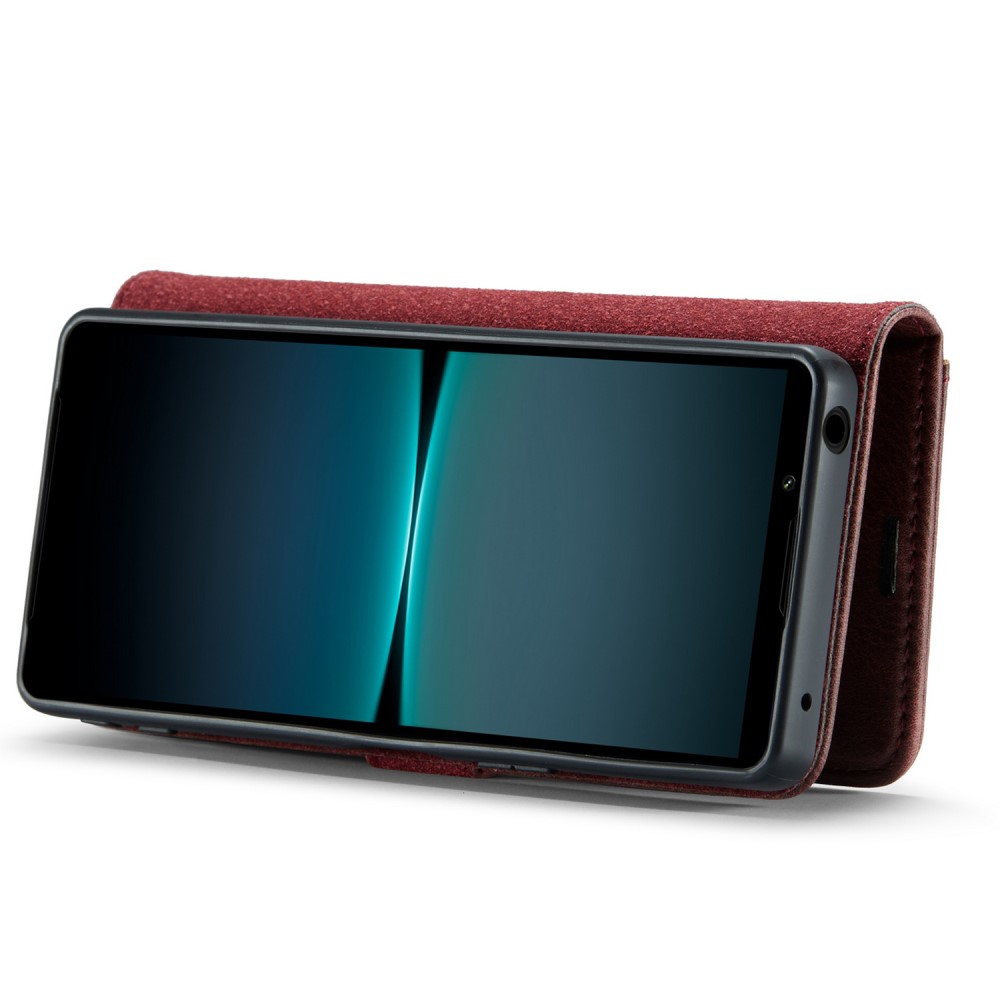 DG.MING DG.MING Sony Xperia 1 V 2in1 Magnet Fodral / Skal Röd