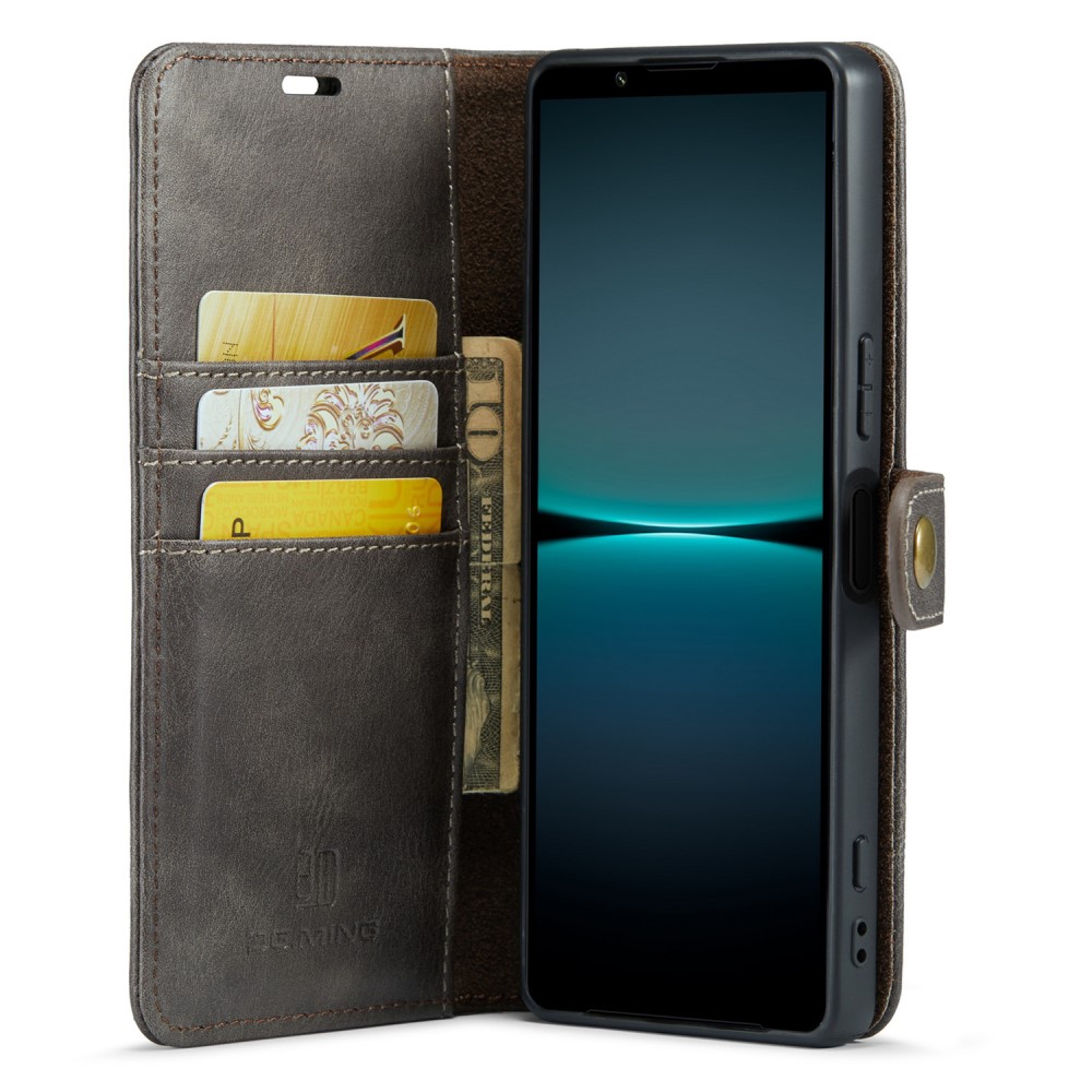 DG.MING DG.MING Sony Xperia 1 V 2in1 Magnet Fodral / Skal Grå