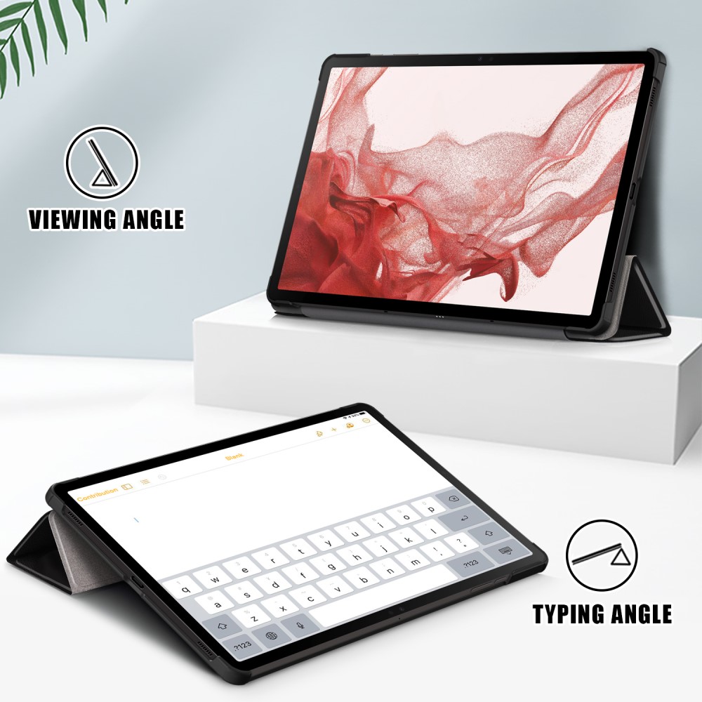  Samsung Galaxy Tab S9 Plus Fodral Läder Dont Touch