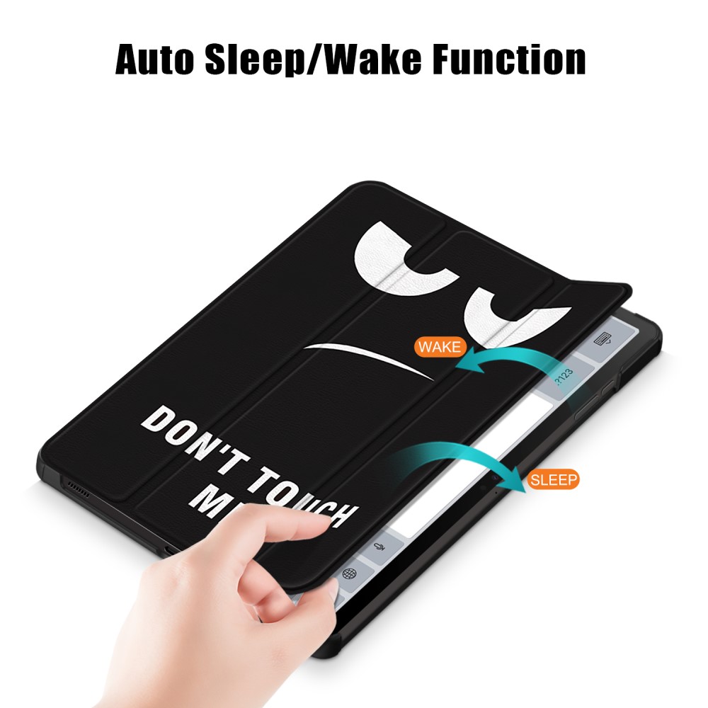  Samsung Galaxy Tab S9 Plus Fodral Läder Dont Touch