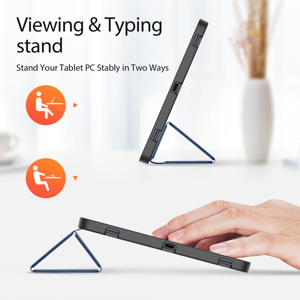 DUX DUCIS DUX DUCIS Galaxy Tab S9 Plus Fodral DOMO Tri-Fold Blå