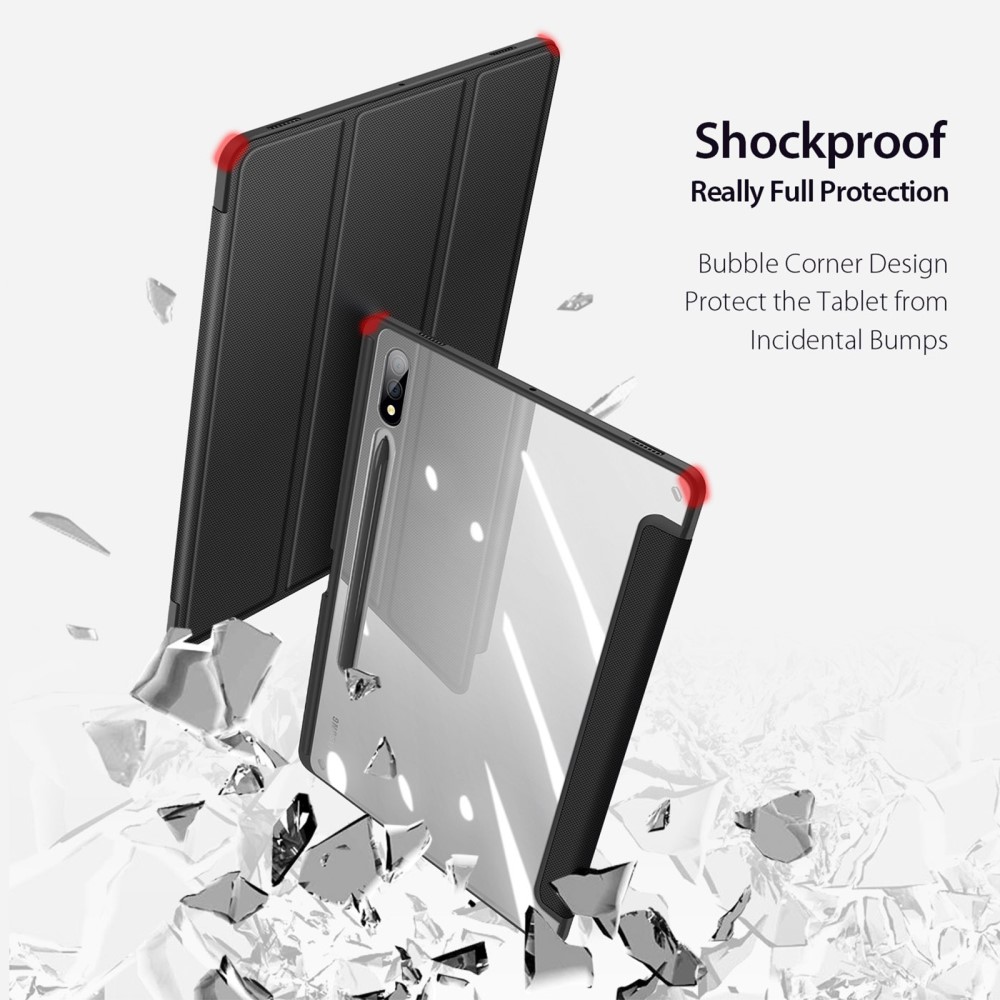 DUX DUCIS DUX DUCIS Galaxy Tab S9 Plus Fodral TOBY Tri-Fold Svart