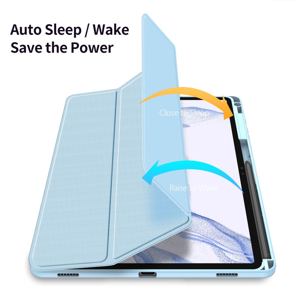 DUX DUCIS DUX DUCIS Galaxy Tab S9 Plus Fodral TOBY Tri-Fold Blå