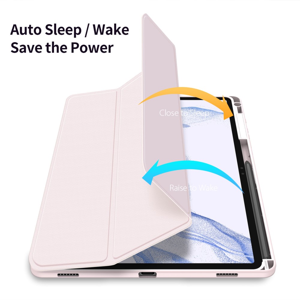 DUX DUCIS DUX DUCIS Galaxy Tab S9 Plus Fodral TOBY Tri-Fold Rosa