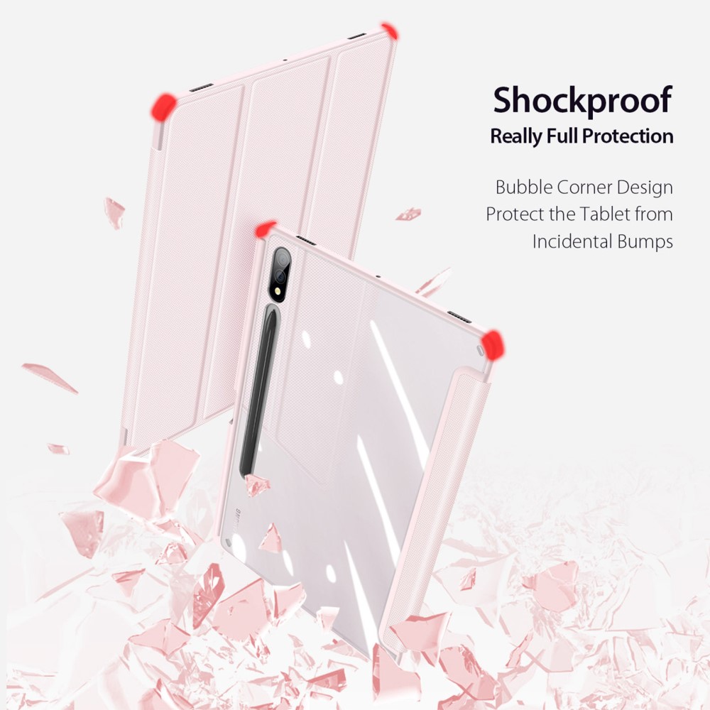 DUX DUCIS DUX DUCIS Galaxy Tab S9 Plus Fodral TOBY Tri-Fold Rosa