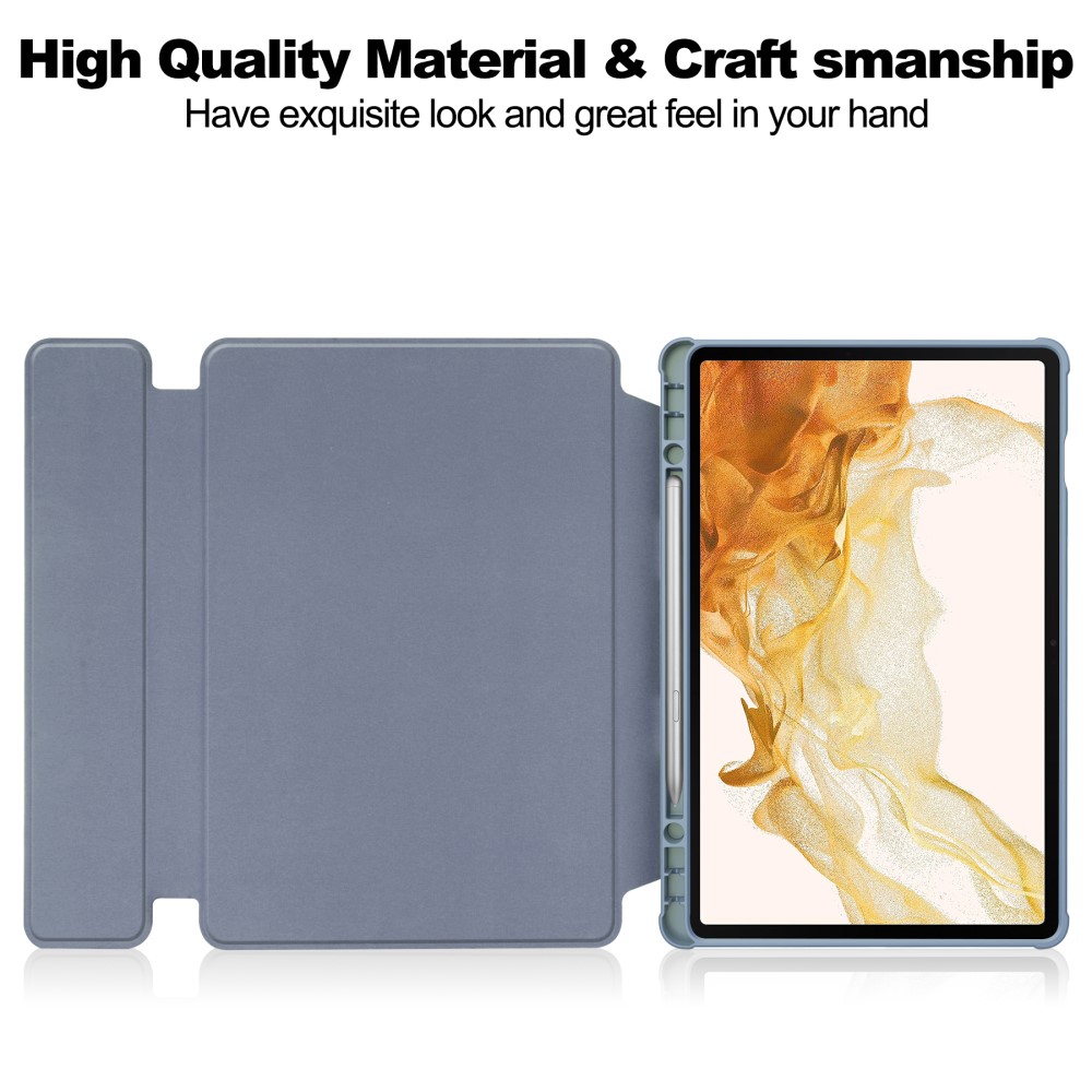  Galaxy Tab S9 Plus Fodral 360° Rotation Hybrid Lila