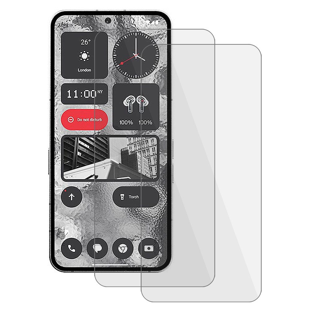  Nothing Phone 2 2-PACK Skärmskydd Härdat Glas Transparent