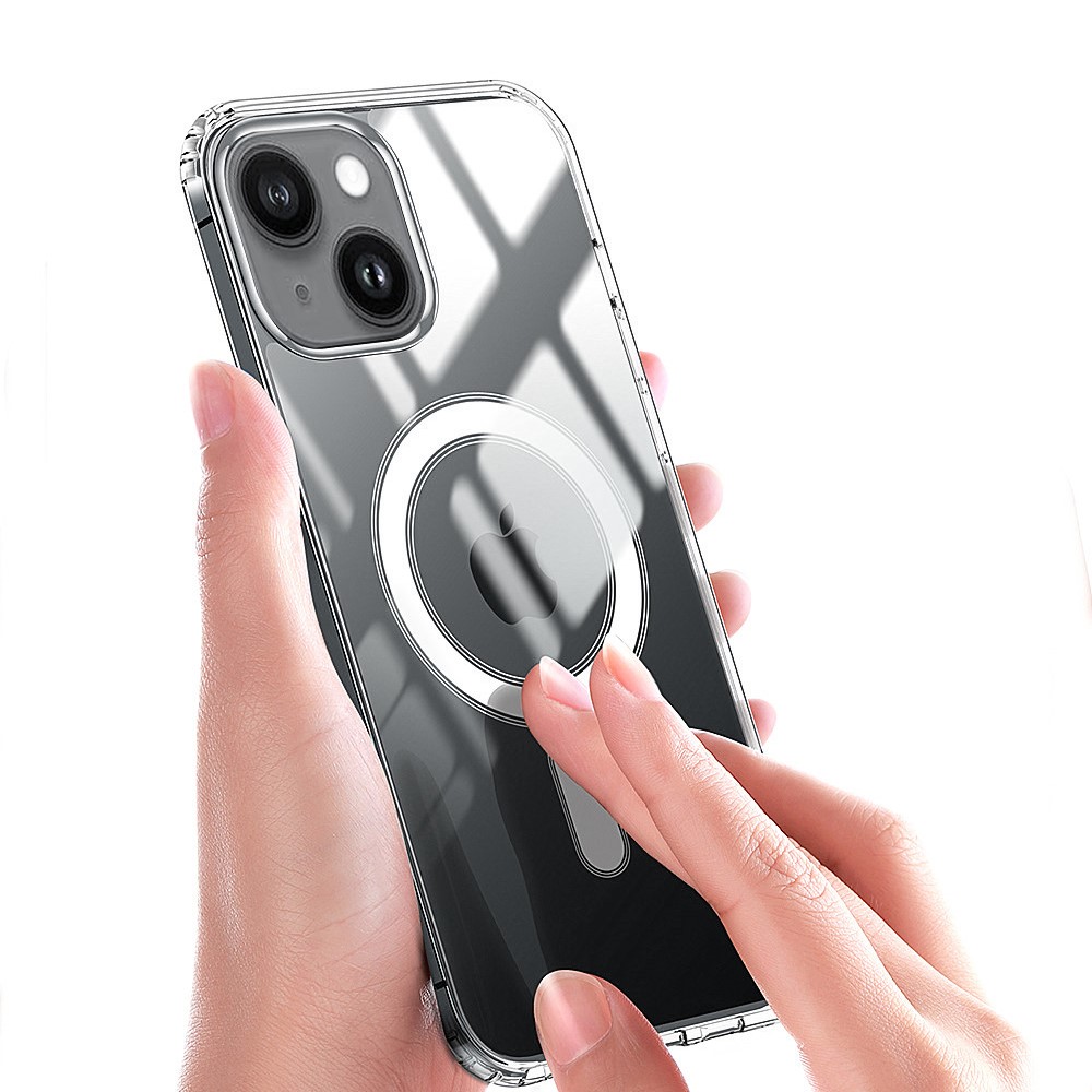  iPhone 15 Skal MagSafe Akryl/TPU Transparent