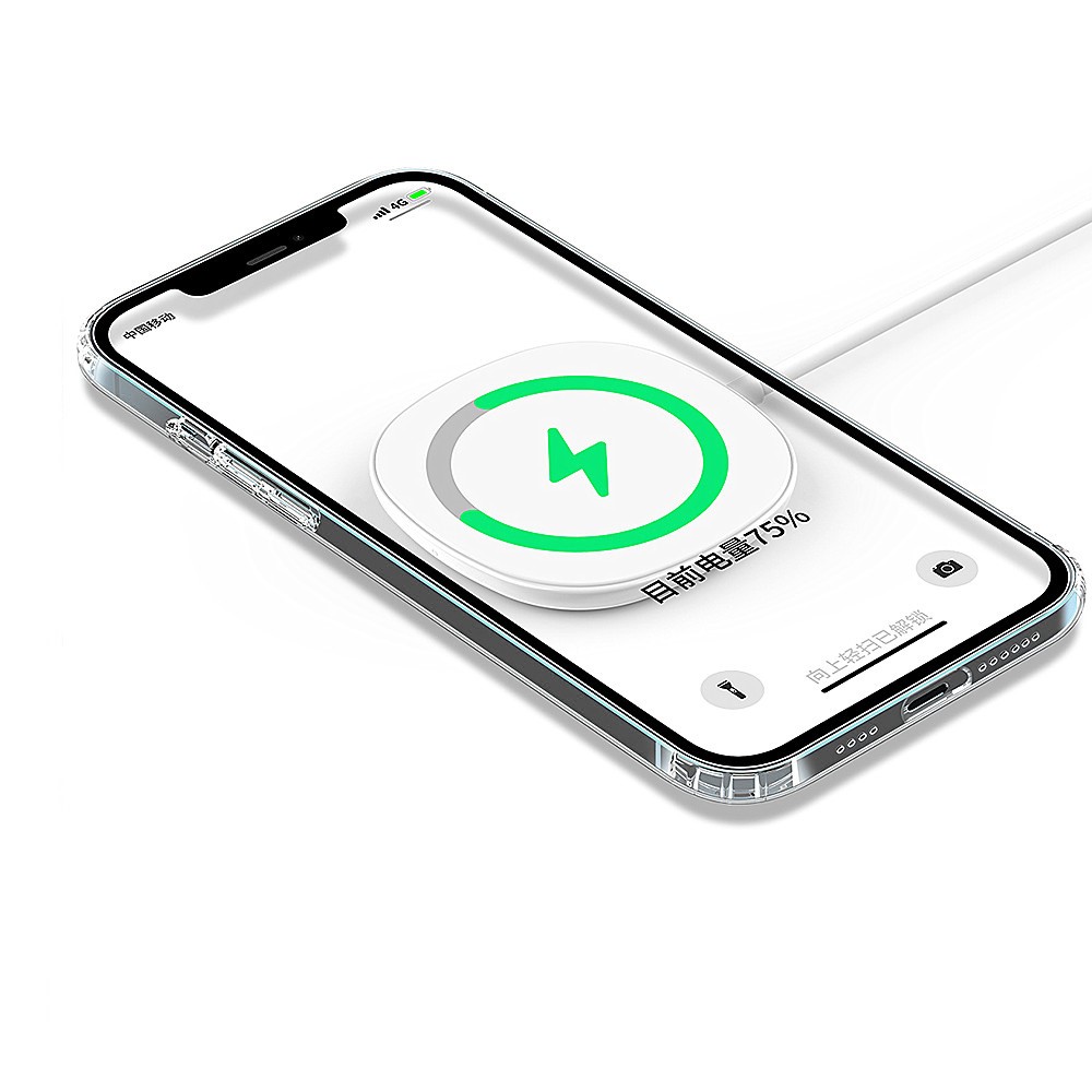  iPhone 15 Skal MagSafe Akryl/TPU Transparent