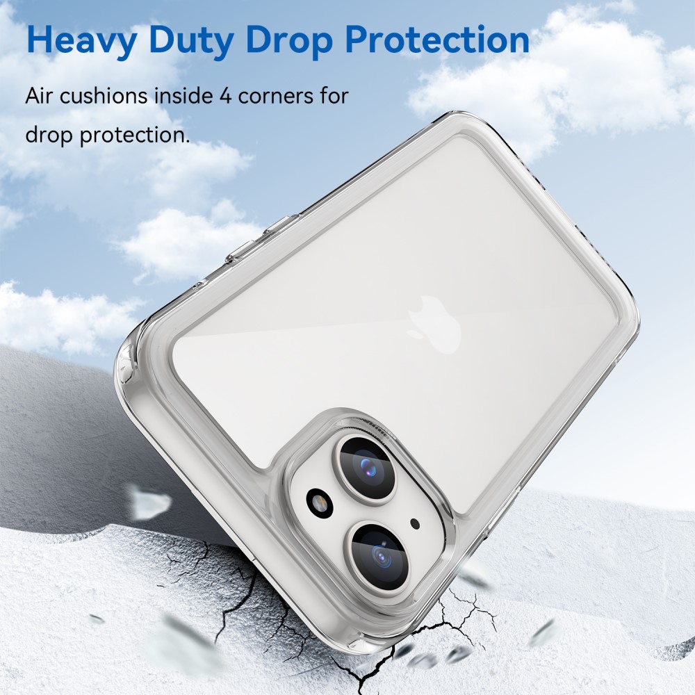  iPhone 15 Skal Akryl/TPU Transparent