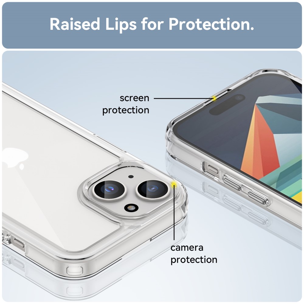  iPhone 15 Skal Akryl/TPU Transparent