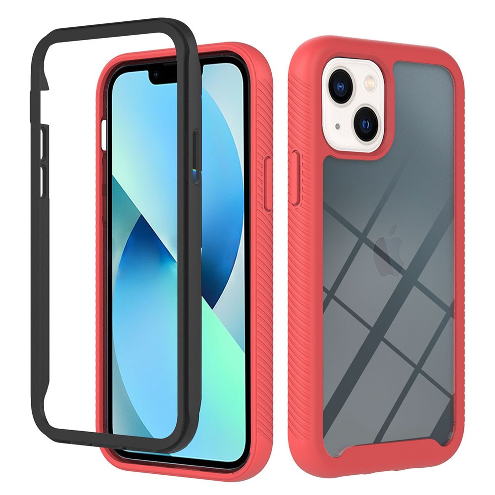  iPhone 15 Skal 360 Hybrid Shockproof Röd