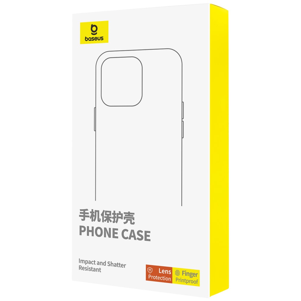 BASEUS BASEUS iPhone 15 Skal MagSafe Lucent Series Transparent