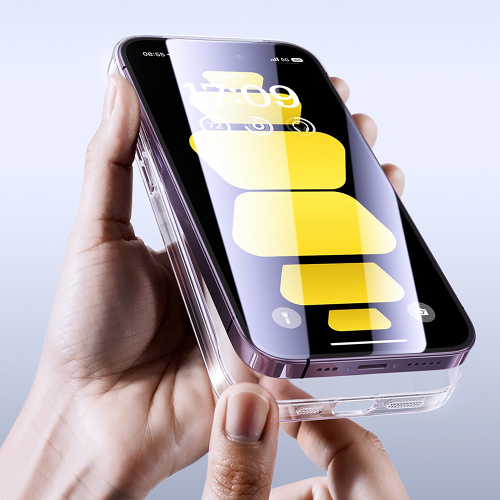 BASEUS BASEUS iPhone 15 Skal Lucent Series Transparent