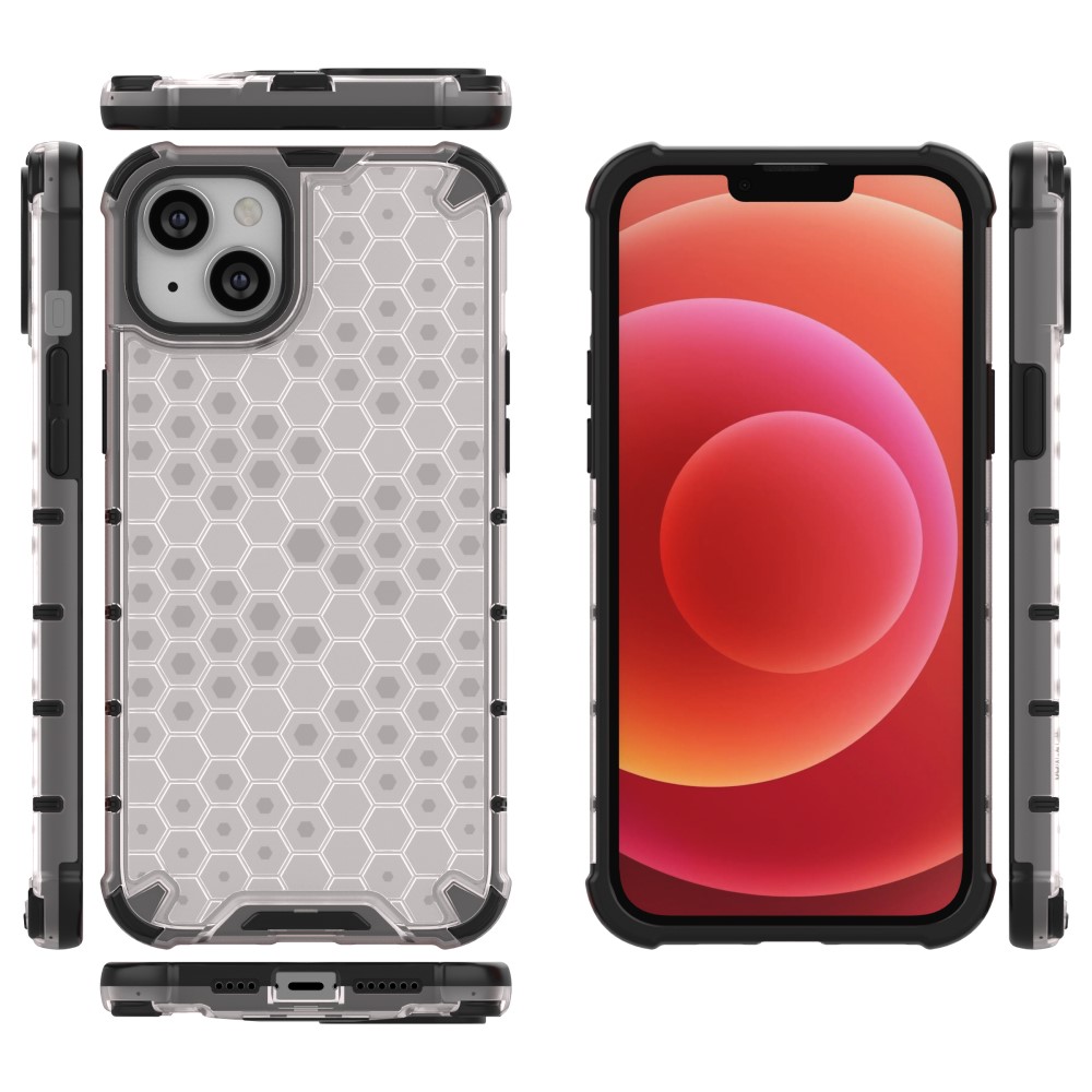  iPhone 15 Skal Honeycomb Shockproof Vit