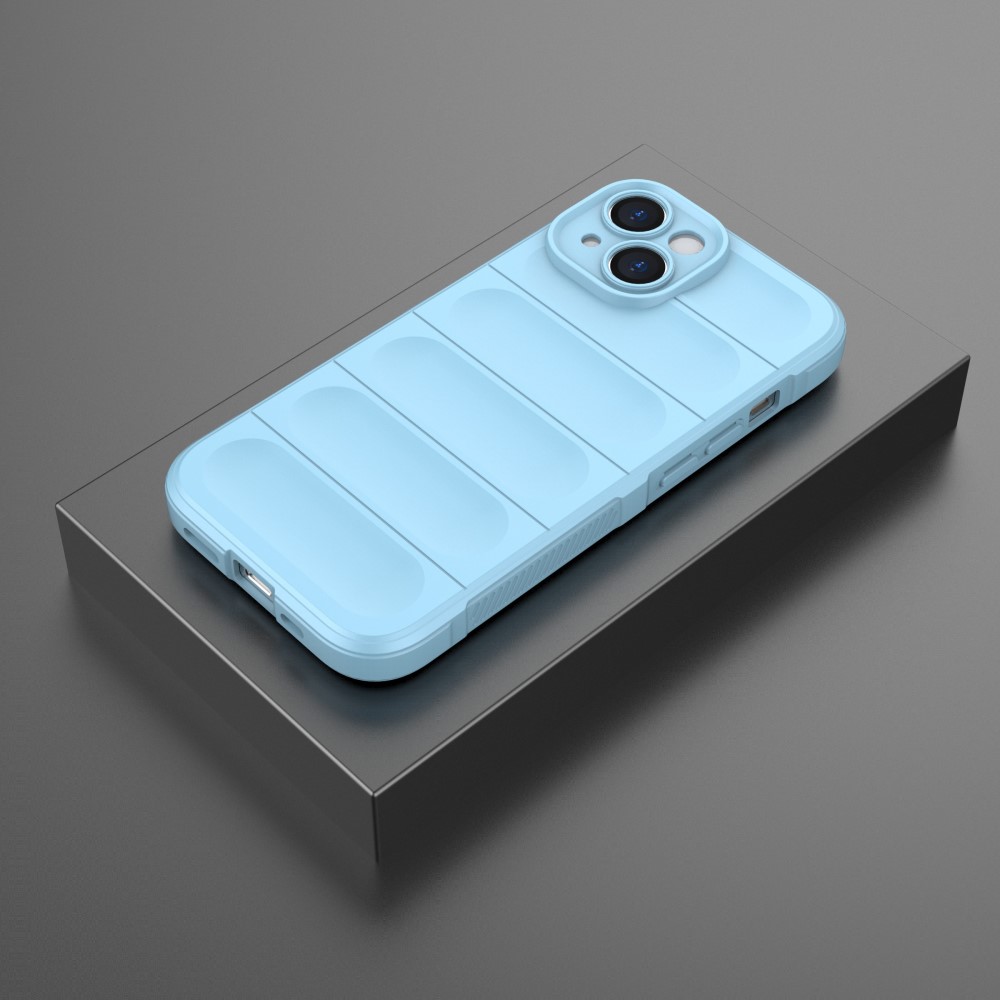  iPhone 15 Skal Magic Shield Ljus Blå