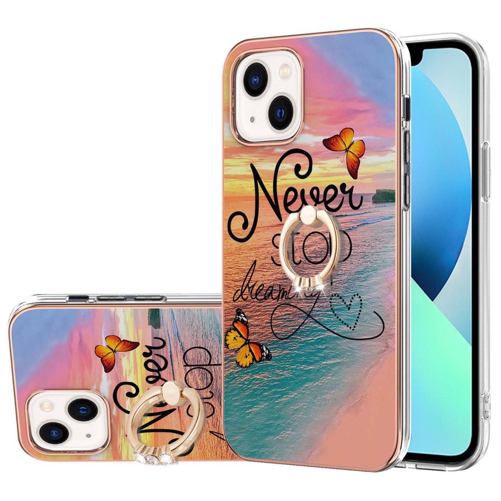  iPhone 15 Skal Marmor Ring Never Stop Dreaming