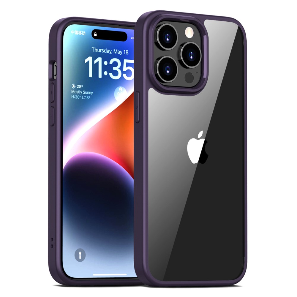  iPhone 15 Skal Hybrid Lila